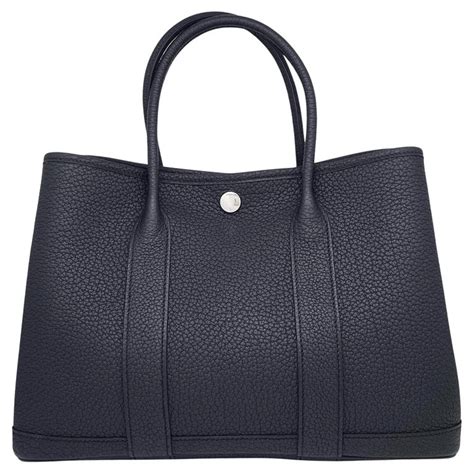 hermes garden party 30 bleu indigo